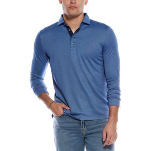 Tailorbyrd Mens Solid Polo Shirt, Blue